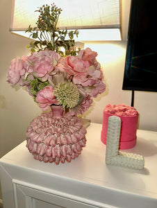 La Vague Rose — Couture Ruffle Arrangement