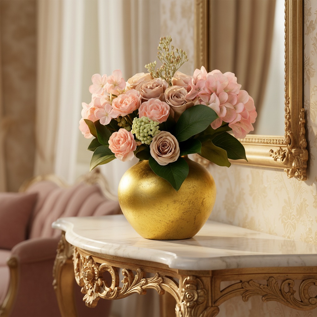 The Belle Époque in Gold in a styled setting