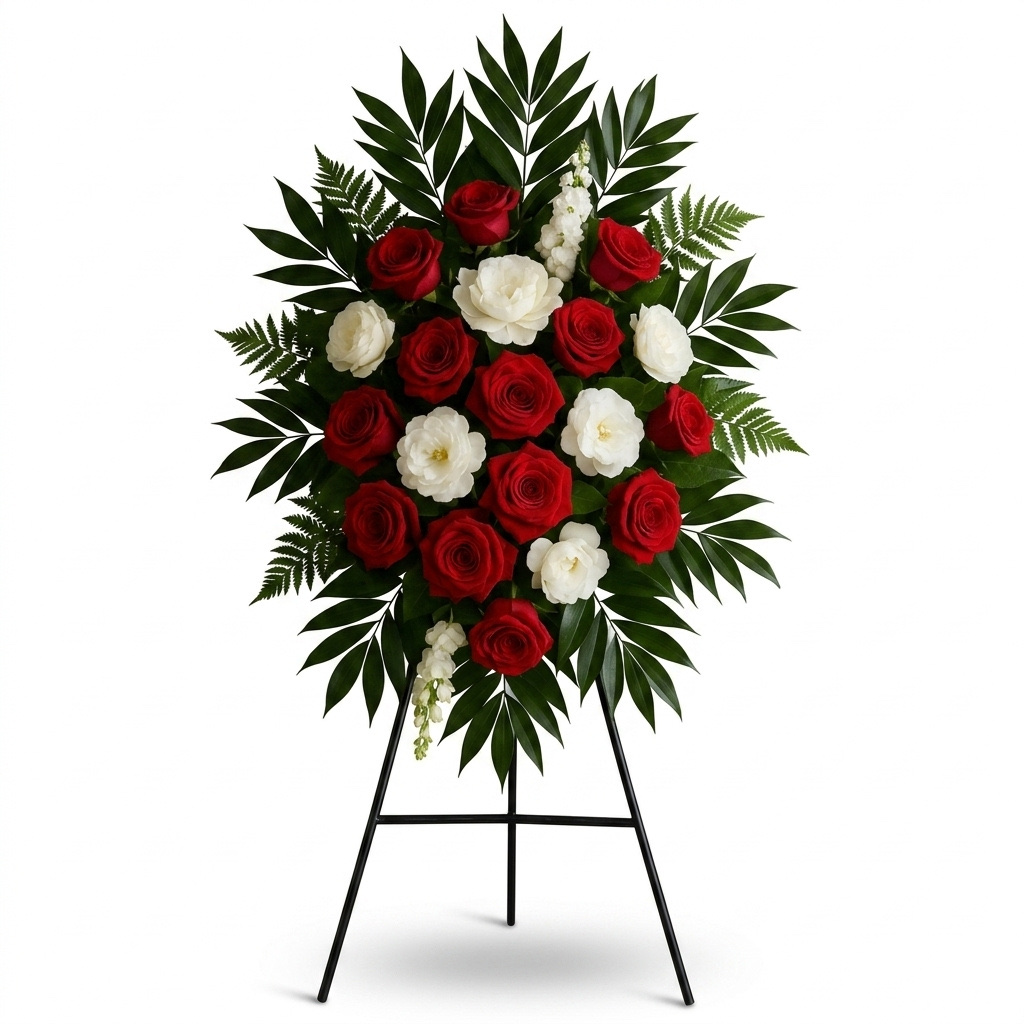 Grand Couture Funeral Easel Spray