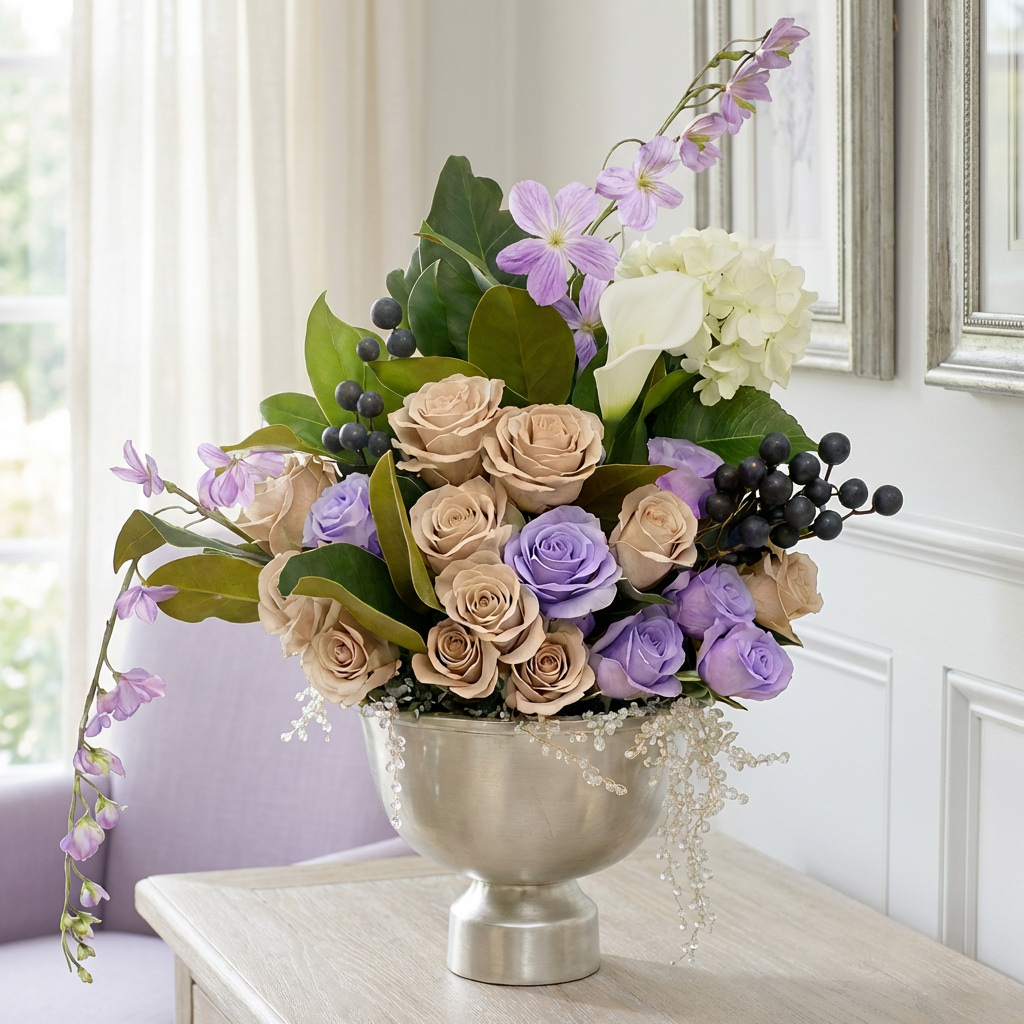 The Lavender Estate in a styled setting